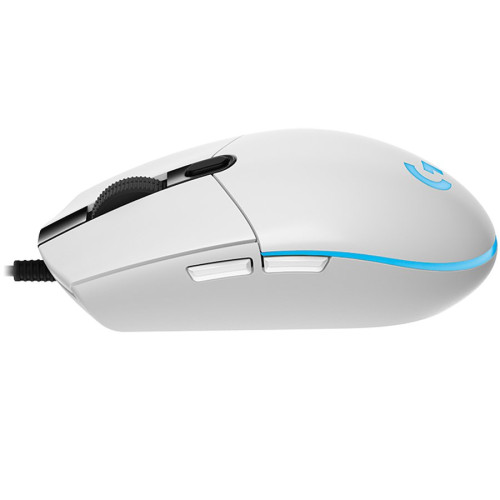 LOGITECH G102 LIGHTSYNC Corded Gaming Mouse - WHITE - USB - EER — фото 2
