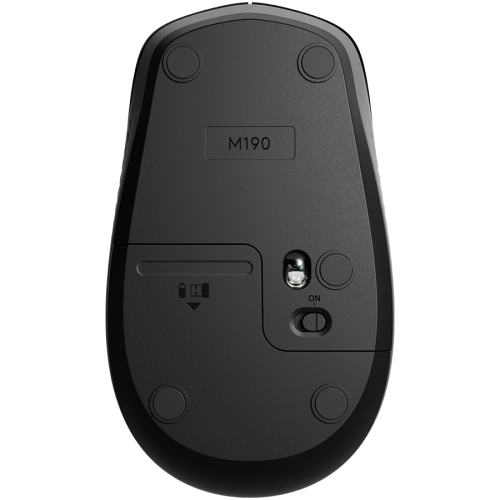 LOGITECH M190 Wireless Mouse - CHARCOAL — фото 3
