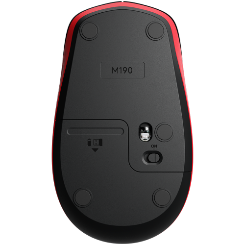 LOGITECH M190 Wireless Mouse - RED — фото 5