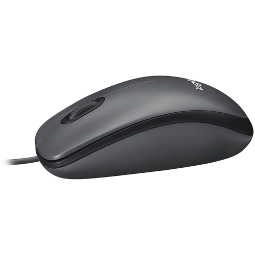 LOGITECH Mouse M100 - BLACK - USB - EMEA-914 - AKOYA HANGTAB BOX M100 — фото 2