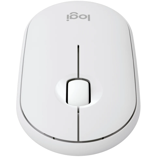 LOGITECH Pebble Mouse 2 M350s - TONAL WHITE - BT - EMEA-808 - DONGLELESS — фото 3