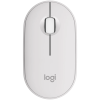 LOGITECH Pebble Mouse 2 M350s - TONAL WHITE - BT - EMEA-808 - DONGLELESS