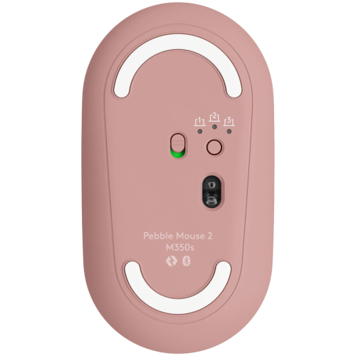 LOGITECH Pebble Mouse 2 M350s - TONAL ROSE - BT - EMEA-808 - DONGLELESS — фото 4