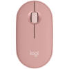 LOGITECH Pebble Mouse 2 M350s - TONAL ROSE - BT - EMEA-808 - DONGLELESS