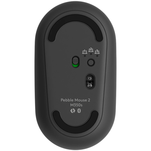 LOGITECH Pebble Mouse 2 M350s - TONAL GRAPHITE - BT - EMEA-808 - DONGLELESS — фото 4