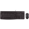 LOGITECH MK120 Corded Combo - BLACK - USB - RUS