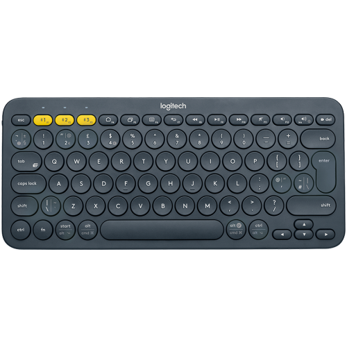 LOGITECH K380 Multi-Device Bluetooth Keyboard - DARK GREY - RUS