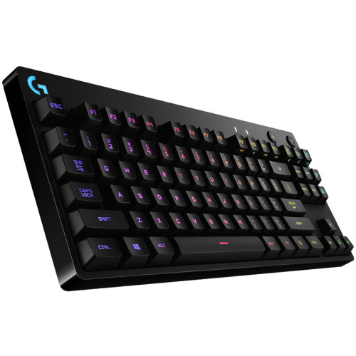 LOGITECH G PRO TKL Corded Mechanical Gaming Keyboard - BLACK - US INT'L - USB - CLICKY — фото 2