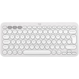 LOGITECH Pebble Keys 2 K380s - TONAL WHITE - US INT'L - BT - INTNL-973 - UNIVERSAL