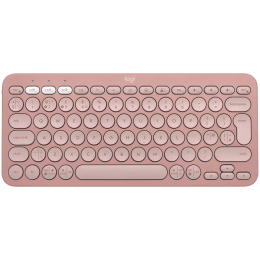 LOGITECH Pebble Keys 2 K380s - TONAL ROSE - US INT'L - BT - INTNL-973 - UNIVERSAL