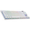 LOGITECH G PRO X TKL LIGHTSPEED Gaming Keyboard - WHITE - US INT'L - 2.4GHZ/BT - EMEA28-935 - TACTILE — фото 2