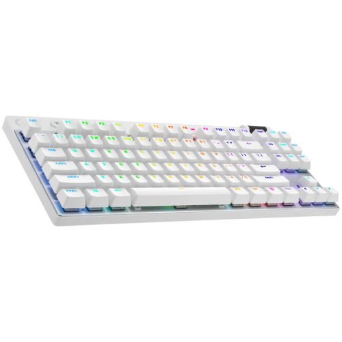 LOGITECH G PRO X TKL LIGHTSPEED Gaming Keyboard - WHITE - US INT'L - 2.4GHZ/BT - EMEA28-935 - TACTILE — фото 2