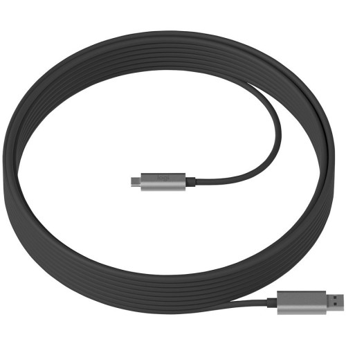 LOGITECH STRONG USB 3.1 CABLE GRAPHITE USB 25M - WW