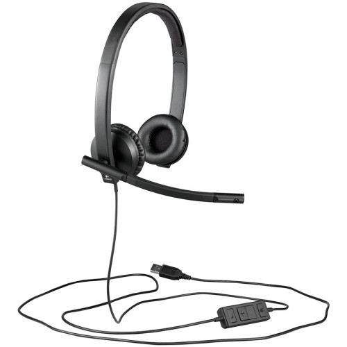 LOGITECH H570E HEADSET STEREO (Leatherette Pad) - EMEA