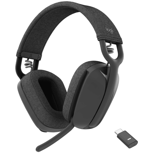 LOGITECH Zone Vibe Wireless UC headset - GRAPHITE, ZOOM, GOOGLE