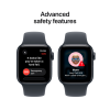 Apple Watch SE 3 GPS 40mm Midnight Aluminium Case with Midnight Sport Band - S/M,Model A3324 (MEH94ET/A) — фото 11