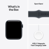 Apple Watch SE 3 GPS 44mm Midnight Aluminium Case with Midnight Sport Band - S/M,Model A3325 — фото 12
