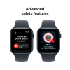 Apple Watch SE 3 GPS 44mm Midnight Aluminium Case with Midnight Sport Band - S/M,Model A3325 — фото 11
