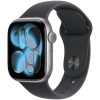 Apple Watch Series 11 GPS 42mm Space Grey Aluminium Case with Black Sport Band - S/M,Model A3331 (MEQW4ET/A)