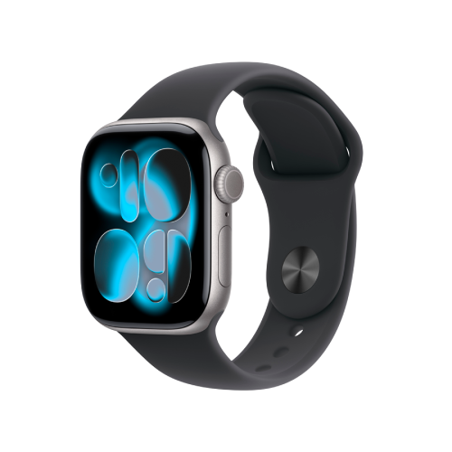 Apple Watch Series 11 GPS 42mm Space Grey Aluminium Case with Black Sport Band - M/L,Model A3331 — фото 5