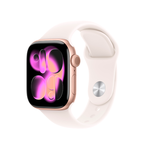 Apple Watch Series 11 GPS 42mm Rose Gold Aluminium Case with Light Blush Sport Band - M/L,Model A3331 — фото 5