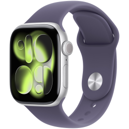 Умные часы Apple Watch Series 11 GPS 42mm Silver Aluminium Case with Purple Fog Sport Band -