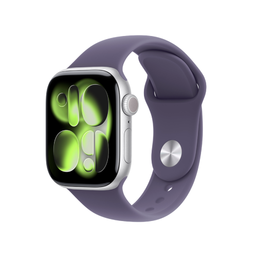 Apple Watch Series 11 GPS 42mm Silver Aluminium Case with Purple Fog Sport Band - M/L,Model A3331 — фото 5