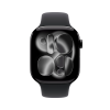 Apple Watch Series 11 GPS 46mm Jet Black Aluminium Case with Black Sport Band - S/M,Model A3333 — фото 6
