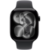 Apple Watch Series 11 GPS 46mm Jet Black Aluminium Case with Black Sport Band - M/L,Model A3333 (MEUX4RK/A) — фото 2