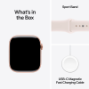 Apple Watch Series 11 GPS 46mm Rose Gold Aluminium Case with Light Blush Sport Band - S/M,Model A3333 — фото 12