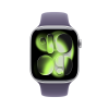 Apple Watch Series 11 GPS 46mm Silver Aluminium Case with Purple Fog Sport Band - M/L,Model A3333 — фото 6