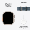 Apple Watch Ultra 3 GPS + Cellular 49mm Natural Titanium Case with Anchor Blue Ocean Band,Model A3281 — фото 11