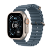 Apple Watch Ultra 3 GPS + Cellular 49mm Natural Titanium Case with Anchor Blue Ocean Band,Model A3281 — фото 5