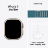 Apple Watch Ultra 3 GPS + Cellular 49mm Natural Titanium Case with Light Blue Alpine Loop - Medium,Model A3281 — фото 11