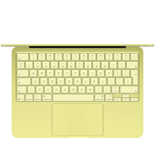 13-inch MacBook Neo: Apple A18 Pro chip with 6-core CPU and 5-core GPU, 8GB, 512GB SSD, Touch ID - Citrus,Model A3404 — фото 2