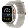 Apple Watch Ultra 4 GPS + Cellular 49mm Natural Titanium Case with Translucent Grey Ocean Band,Model A3579