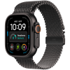 Apple Watch Ultra 4 GPS + Cellular 49mm Black Titanium Case with Black Titanium Milanese Loop - M,Model A3579