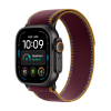 Apple Watch Ultra 4 GPS + Cellular 49mm Black Titanium Case with Burgundy Trail Loop - M/L,Model A3579 — фото 3