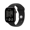 Apple Watch Series 12 GPS 46mm Black Aluminium Case with Black Sport Band - M/L,Model A3584 — фото 3