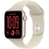 Apple Watch SE 3 GPS 44mm Starlight Aluminium Case with Sand Sport Band - M/L,Model A3325