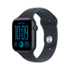 Apple Watch SE 3 GPS 44mm Midnight Aluminium Case with Navy Blue Sport Band - S/M,Model A3325 — фото 3