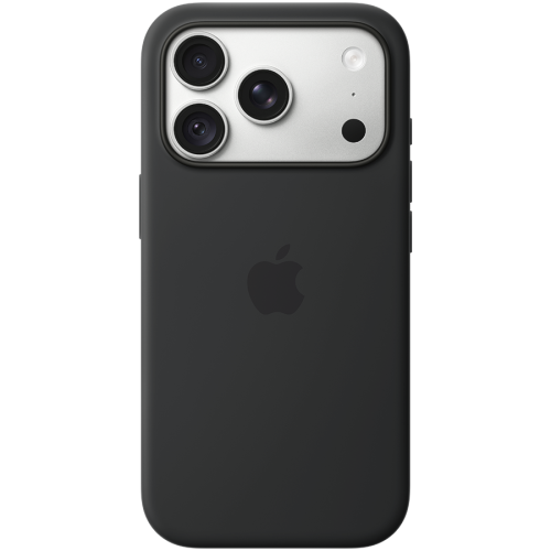 iPhone 18 Pro Silicone Case with MagSafe - Black, Model A3701