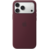 iPhone 18 Pro Max Silicone Case with MagSafe - Burgundy, Model A3702
