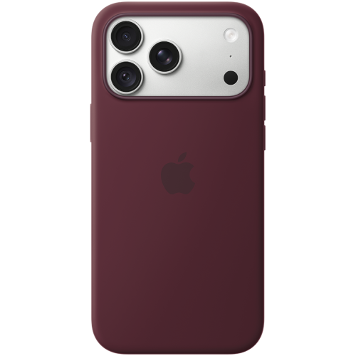 iPhone 18 Pro Max Silicone Case with MagSafe - Burgundy, Model A3702