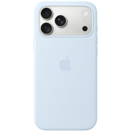iPhone 18 Pro Max Silicone Case with MagSafe - Crisp Blue, Model A3702