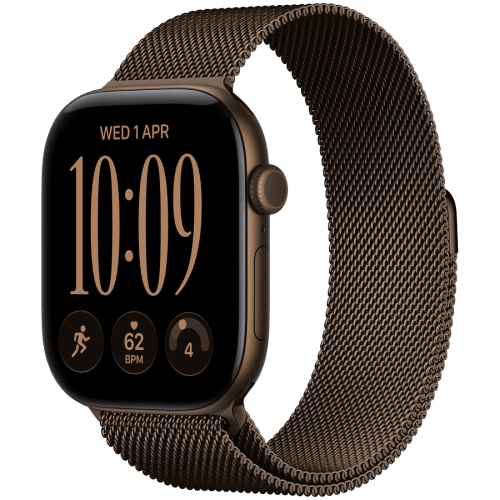Apple Watch Series 12 GPS 42mm Dark Bronze Aluminium Case with Dark Bronze Milanese Loop,Model A3581