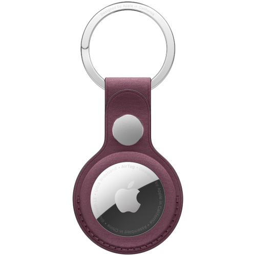 AirTag FineWoven Key Ring - Burgundy, Model A3363