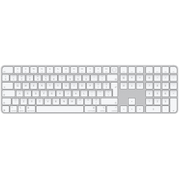 Magic Keyboard with Touch ID and Numeric Keypad for Mac models with Apple silicon - Ukrainian - White Keys,Model A3119