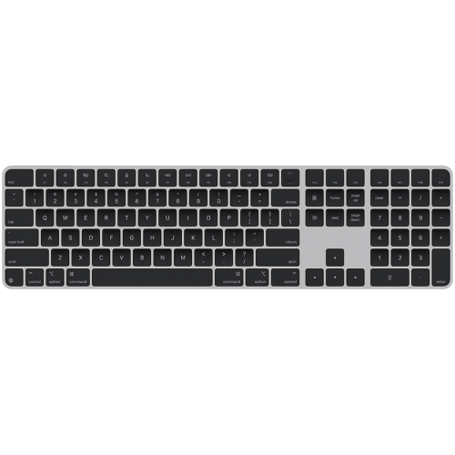 Magic Keyboard with Touch ID and Numeric Keypad for Mac models with Apple silicon - Romanian - Black Keys,Model A3119