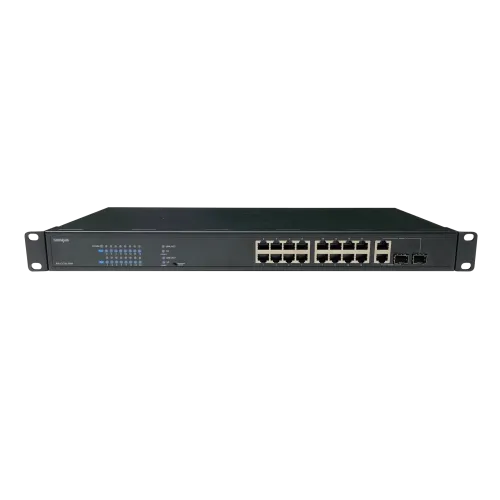 Неуправляемый стоечный 16 портовый PoE коммутатор POWERTONE PUS-CC16L-250R с изоляцией портов — фото 2